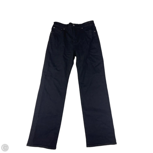 Jeans Straight By Madewell In Black Denim, Size: 10