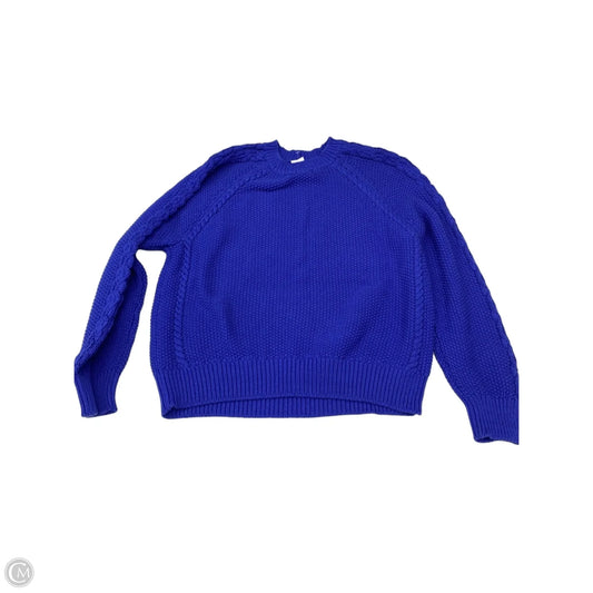 Sweater By Ann Taylor In Blue, Size: Xl