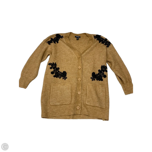 Sweater Cardigan By Express In Brown, Size: M