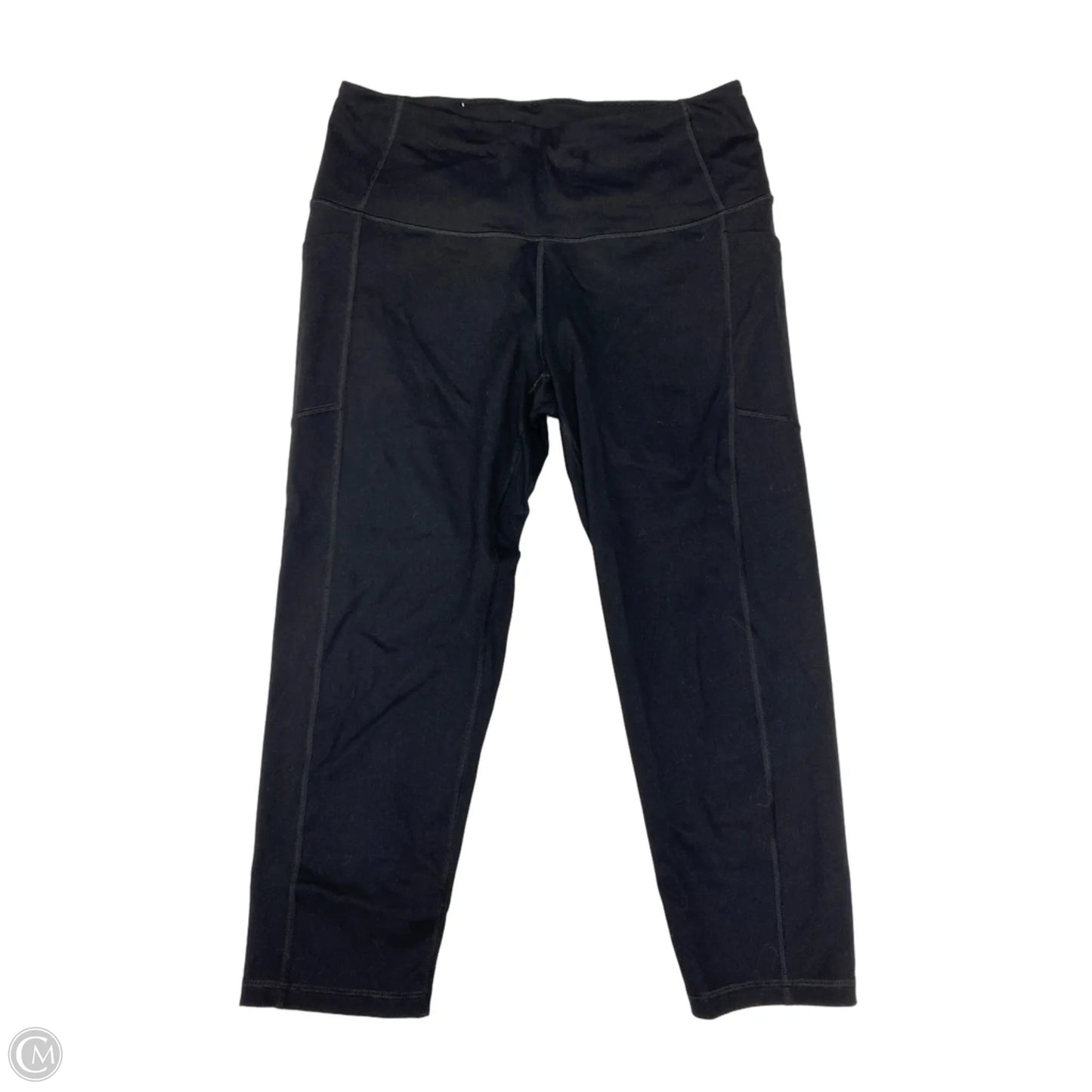 Athletic Leggings Capris By Victorias Secret In Black, Size: L