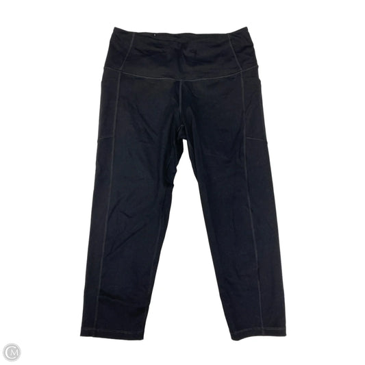 Athletic Leggings Capris By Victorias Secret In Black, Size: L