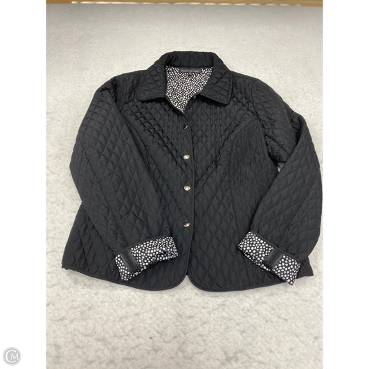 Jacket Puffer & Quilted By Briggs In Black, Size: Mp