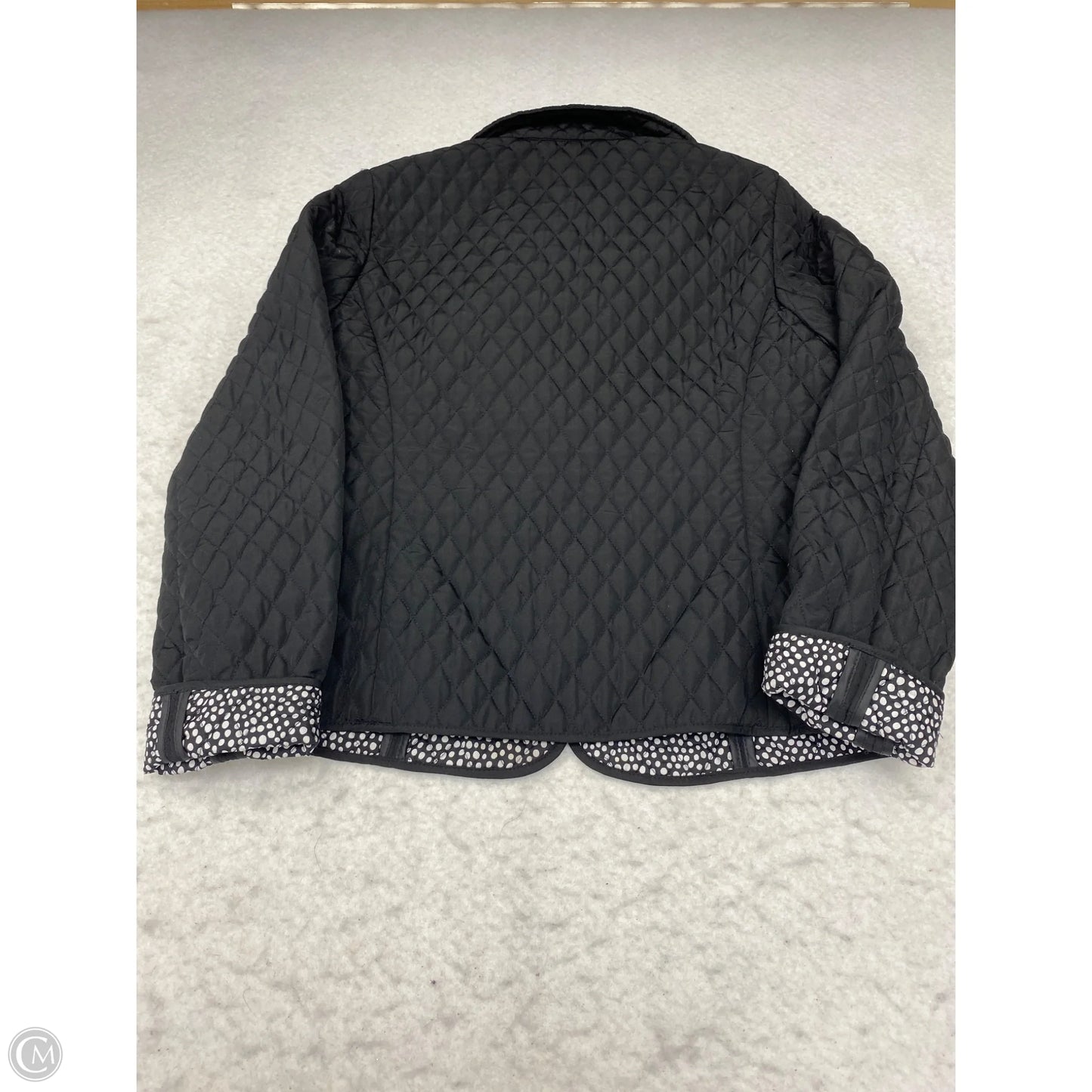 Jacket Puffer & Quilted By Briggs In Black, Size: Mp