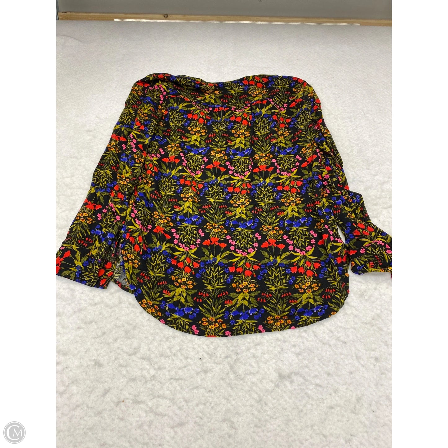 Top Long Sleeve By Old Navy In Floral Print, Size: M