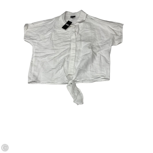 Top Short Sleeve By Inc In White, Size: S