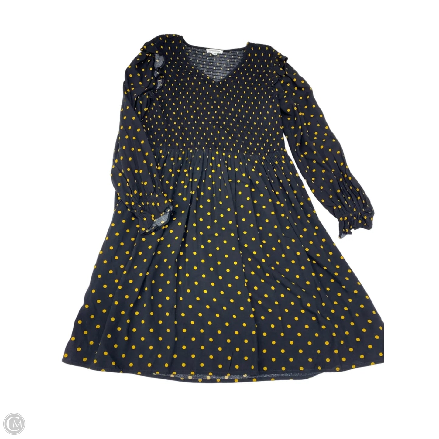 Dress Casual Midi By Beachlunchlounge In Polkadot Pattern, Size: M