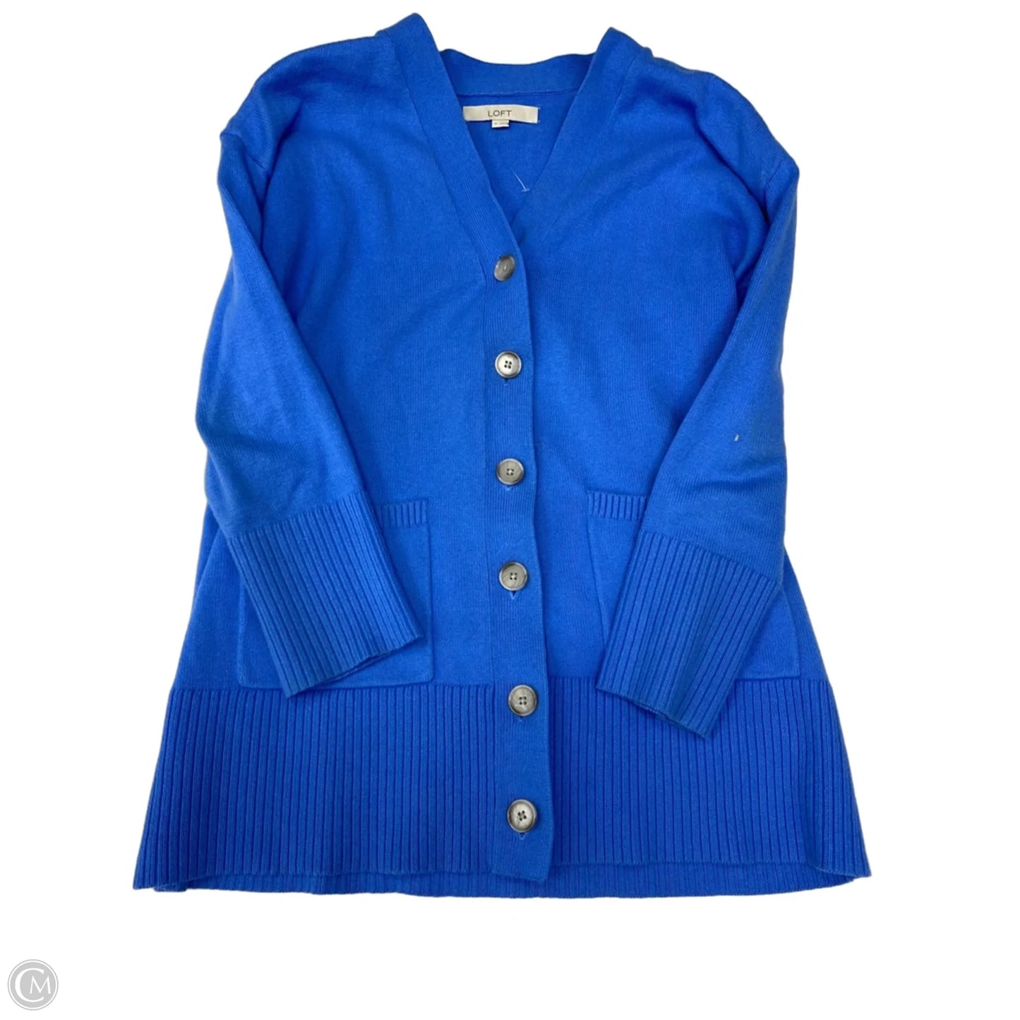 Cardigan By Loft In Blue, Size: M