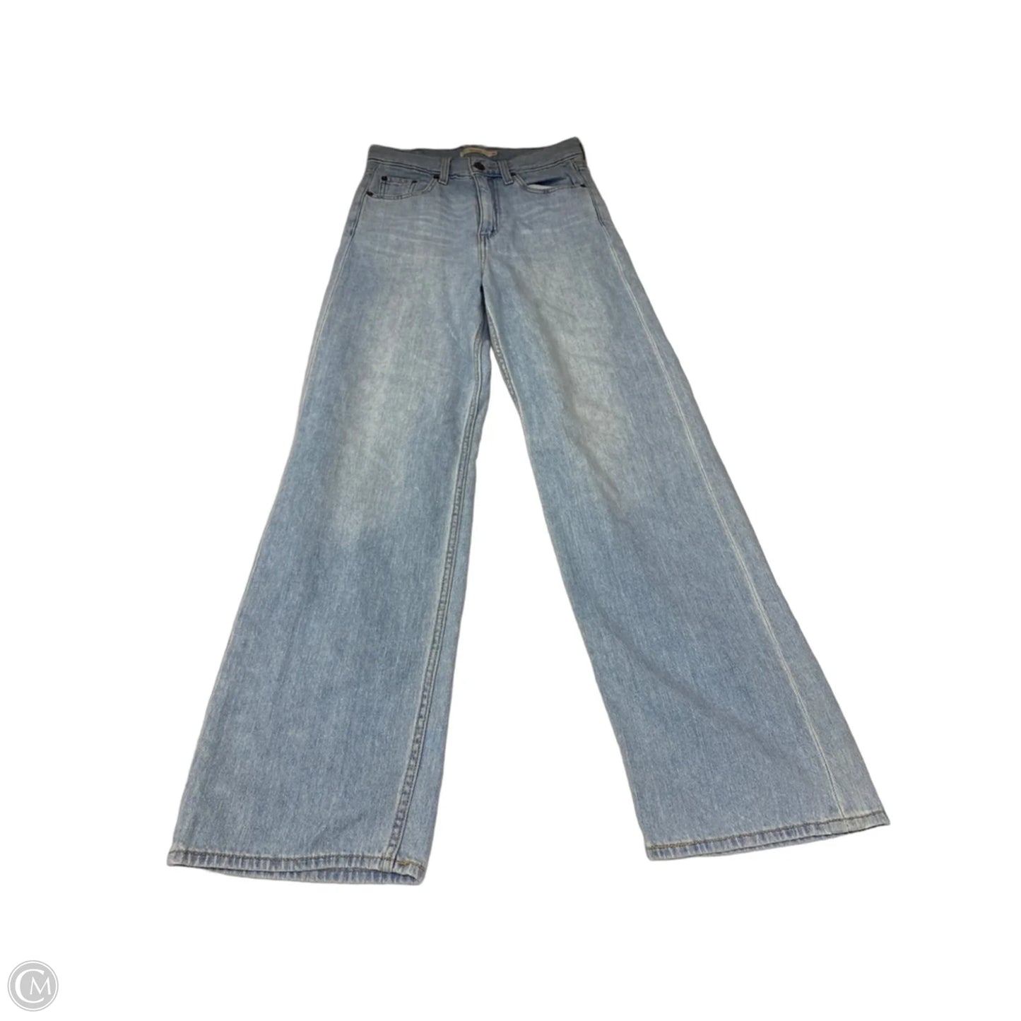Jeans Wide Leg By Levis In Blue Denim, Size: 2