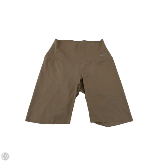 Athletic Shorts By Nike Apparel In Brown, Size: S