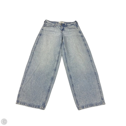 Jeans Wide Leg By Hollister In Blue Denim, Size: 4