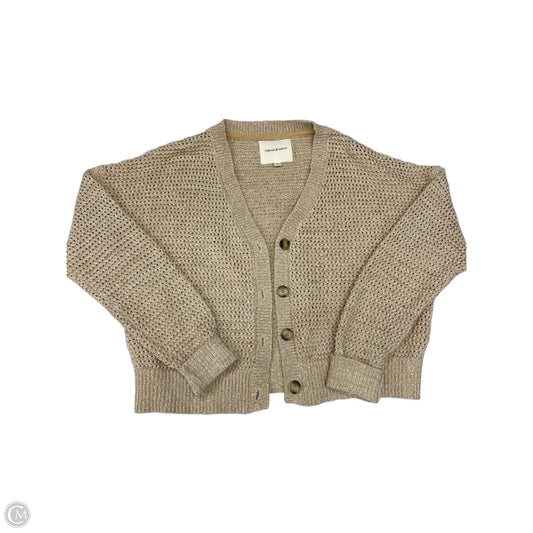 Sweater Cardigan By Thread And Supply In Beige, Size: S