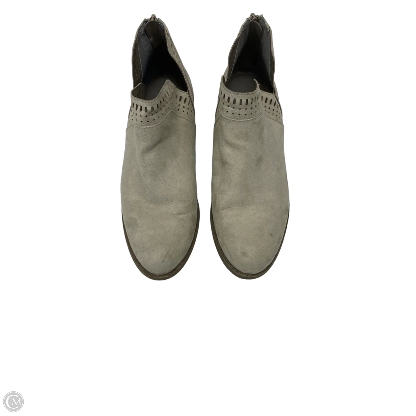 Boots Ankle Heels By Carlos By Carlos Santana In Grey, Size: 10
