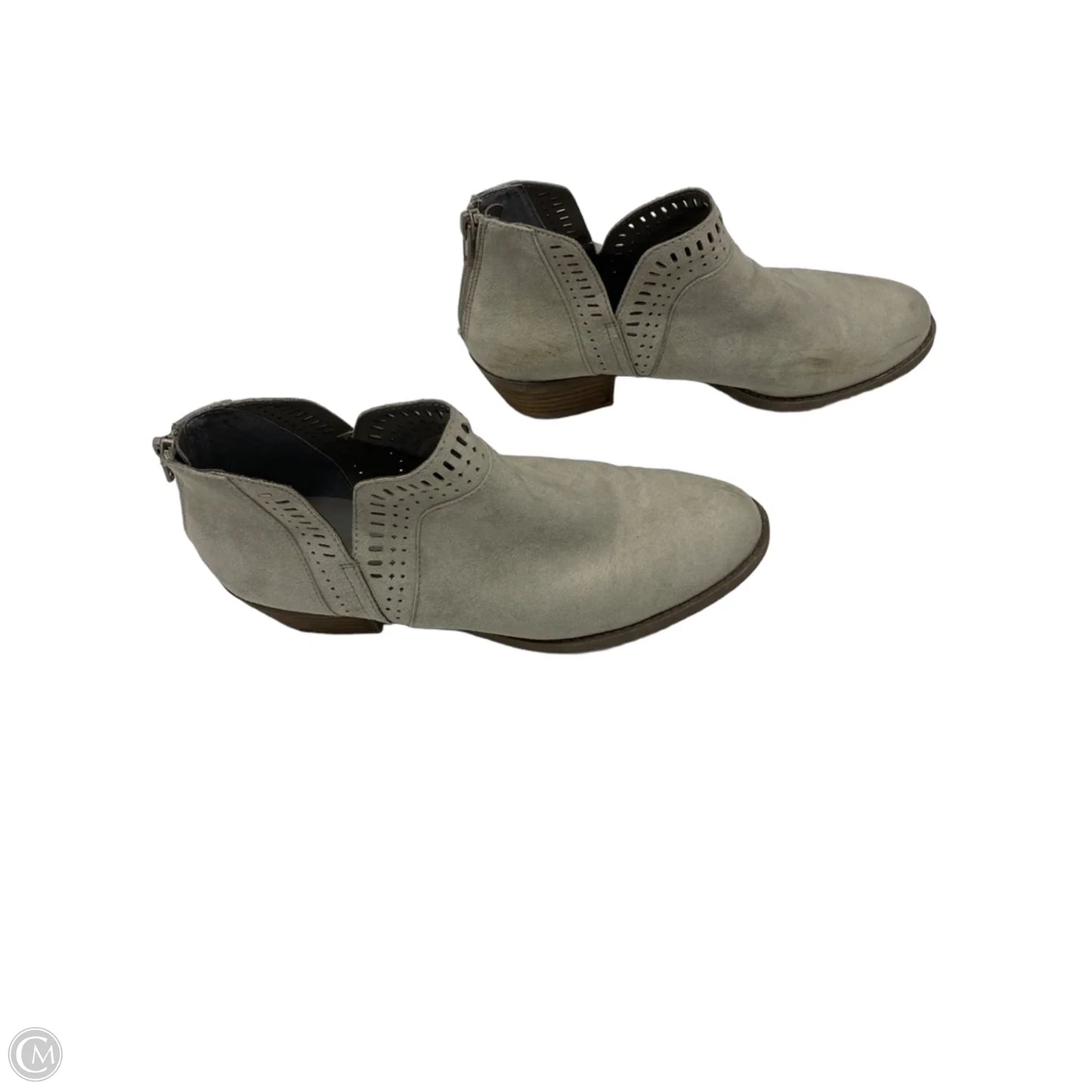 Boots Ankle Heels By Carlos By Carlos Santana In Grey, Size: 10