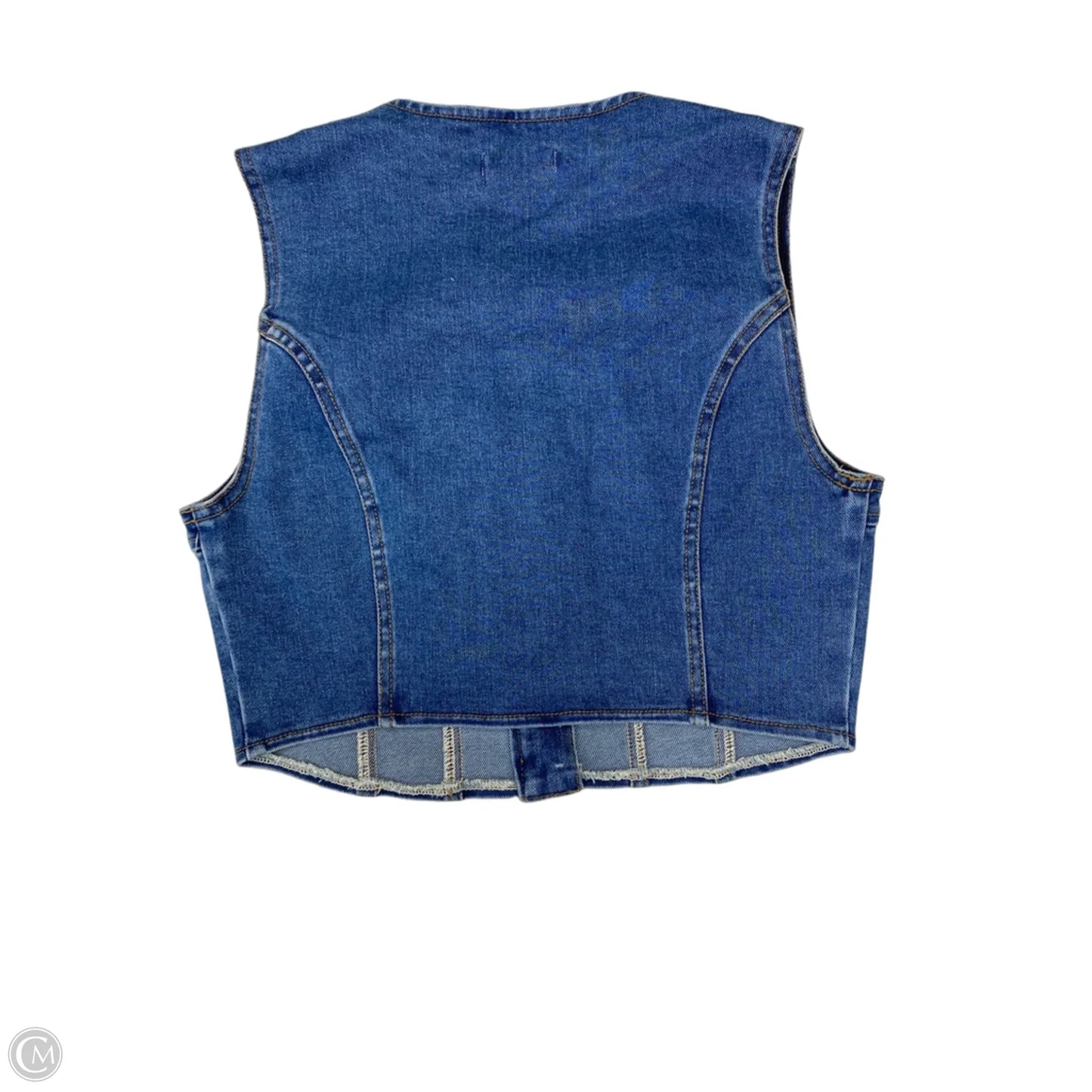 Vest Other By Avec Les Filles In Blue Denim, Size: L