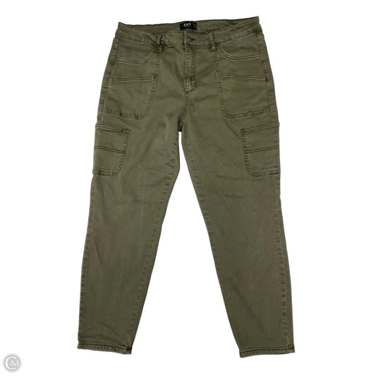 Jeans Skinny By Oat In Green Denim, Size: 16