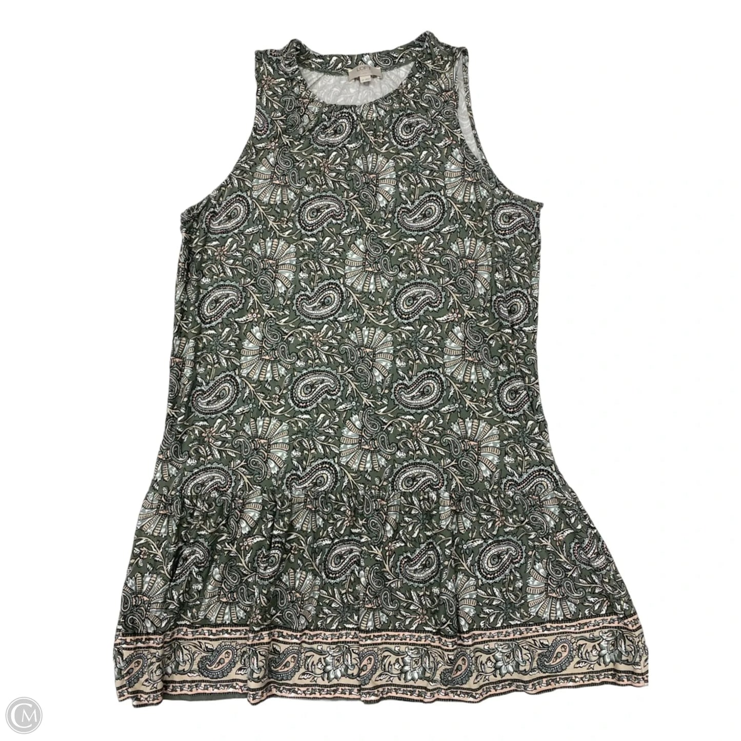 Dress Casual Short By Loft In Paisley Print, Size: Lp
