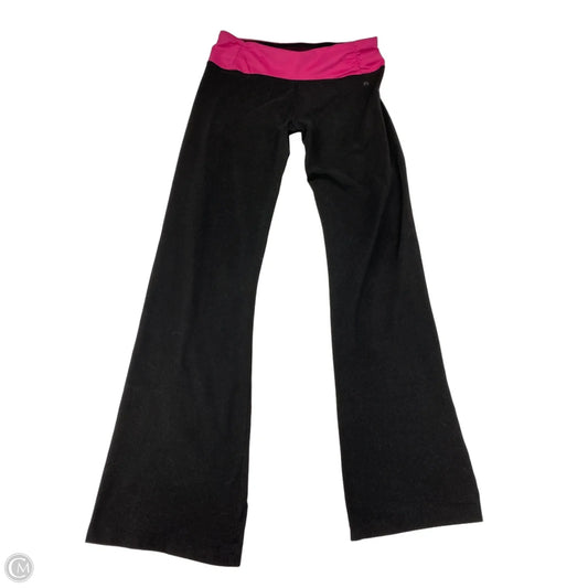 Athletic Pants By Bally In Black & Pink, Size: M