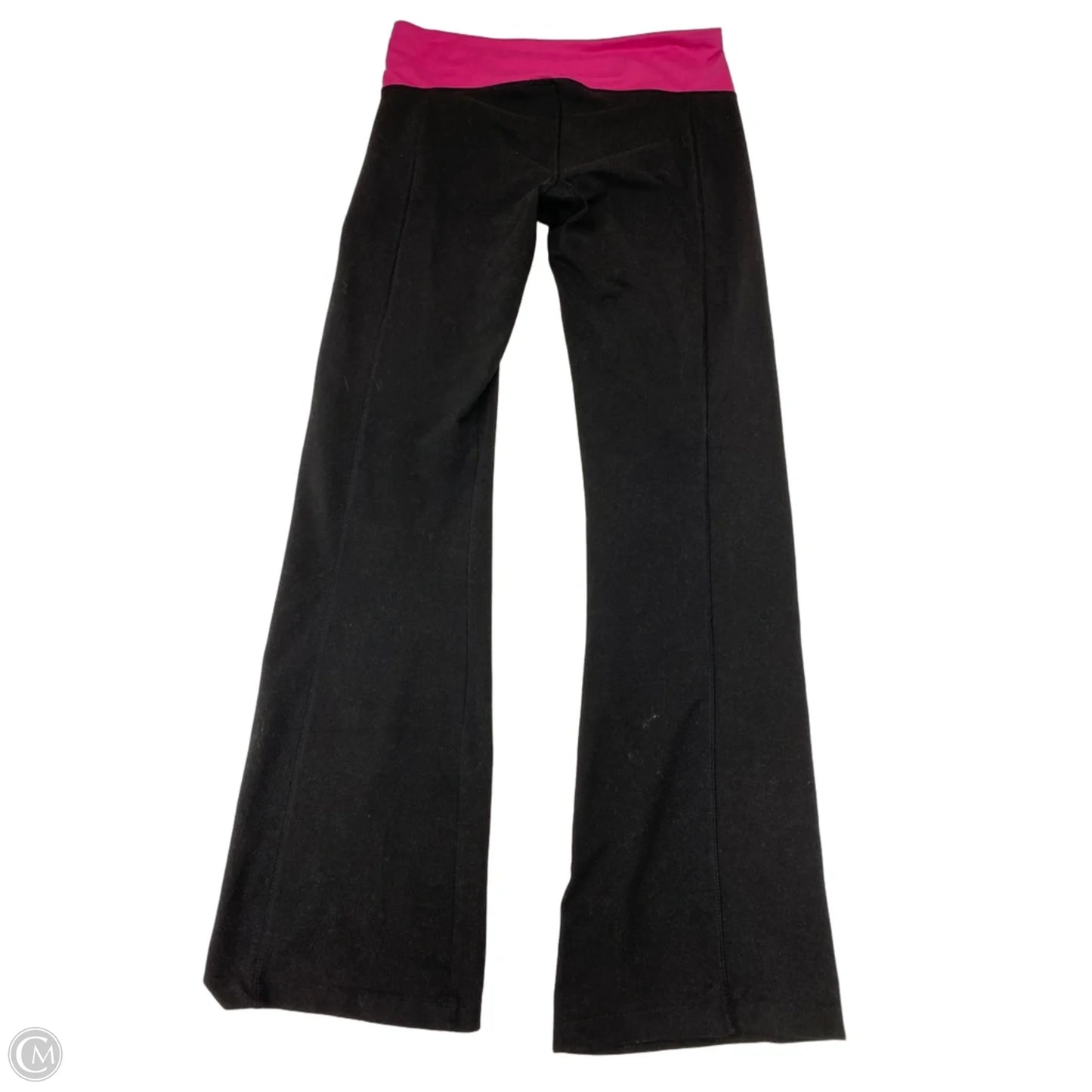 Athletic Pants By Bally In Black & Pink, Size: M