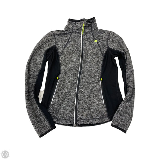 Athletic Jacket By Tangerine In Black & Grey, Size: M