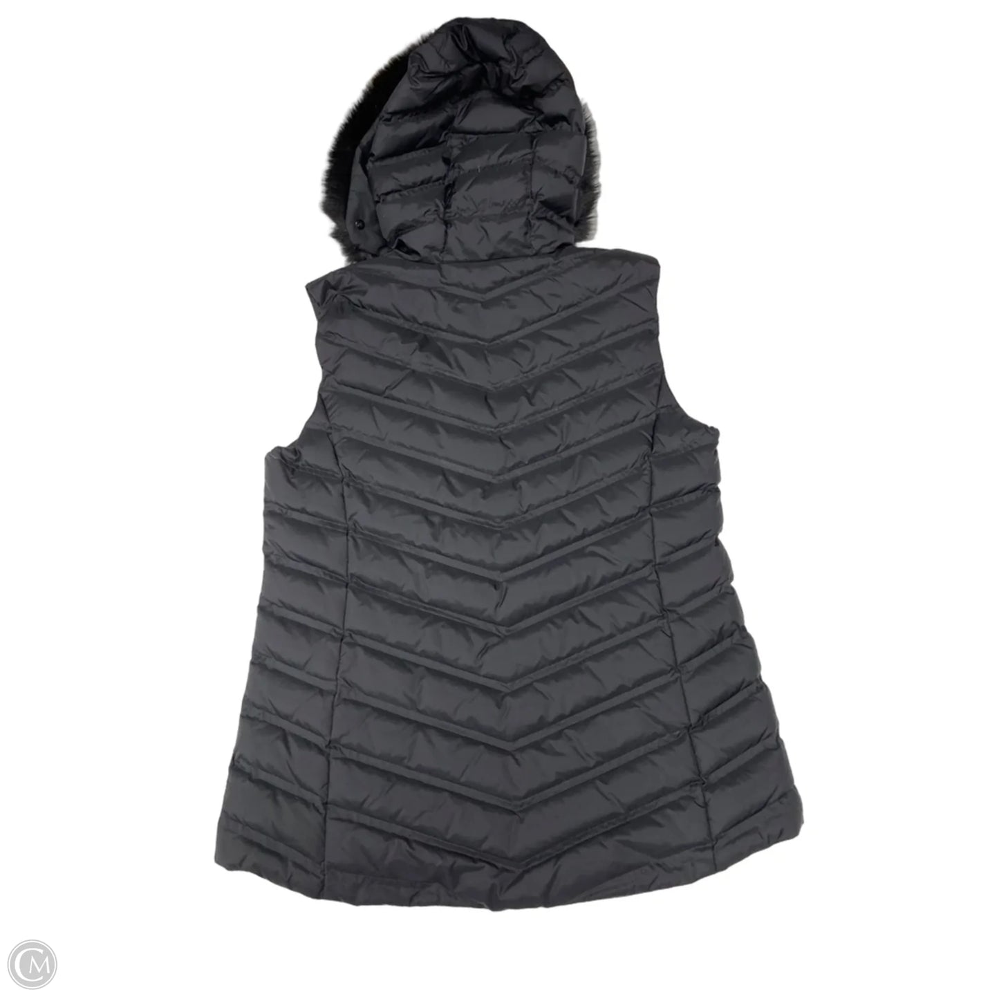 Vest Puffer & Quilted By Eddie Bauer In Black, Size: M