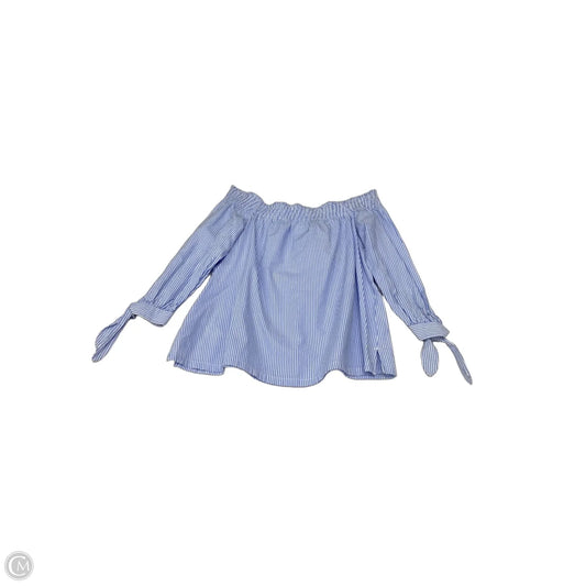 Top Long Sleeve By Loft In Striped Pattern, Size: Xsp