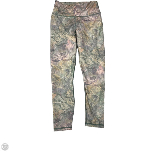 Athletic Leggings By Fabletics In Tie Dye Print, Size: S