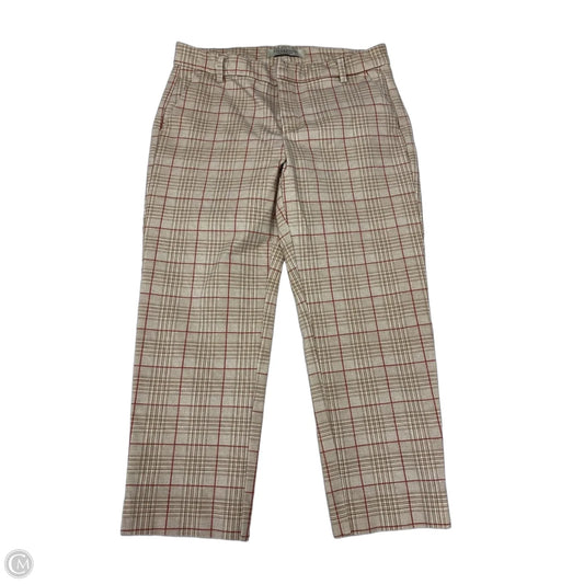 Pants Dress By Liverpool In Plaid Pattern, Size: 8