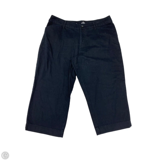Capris By St Johns Bay In Black, Size: 14