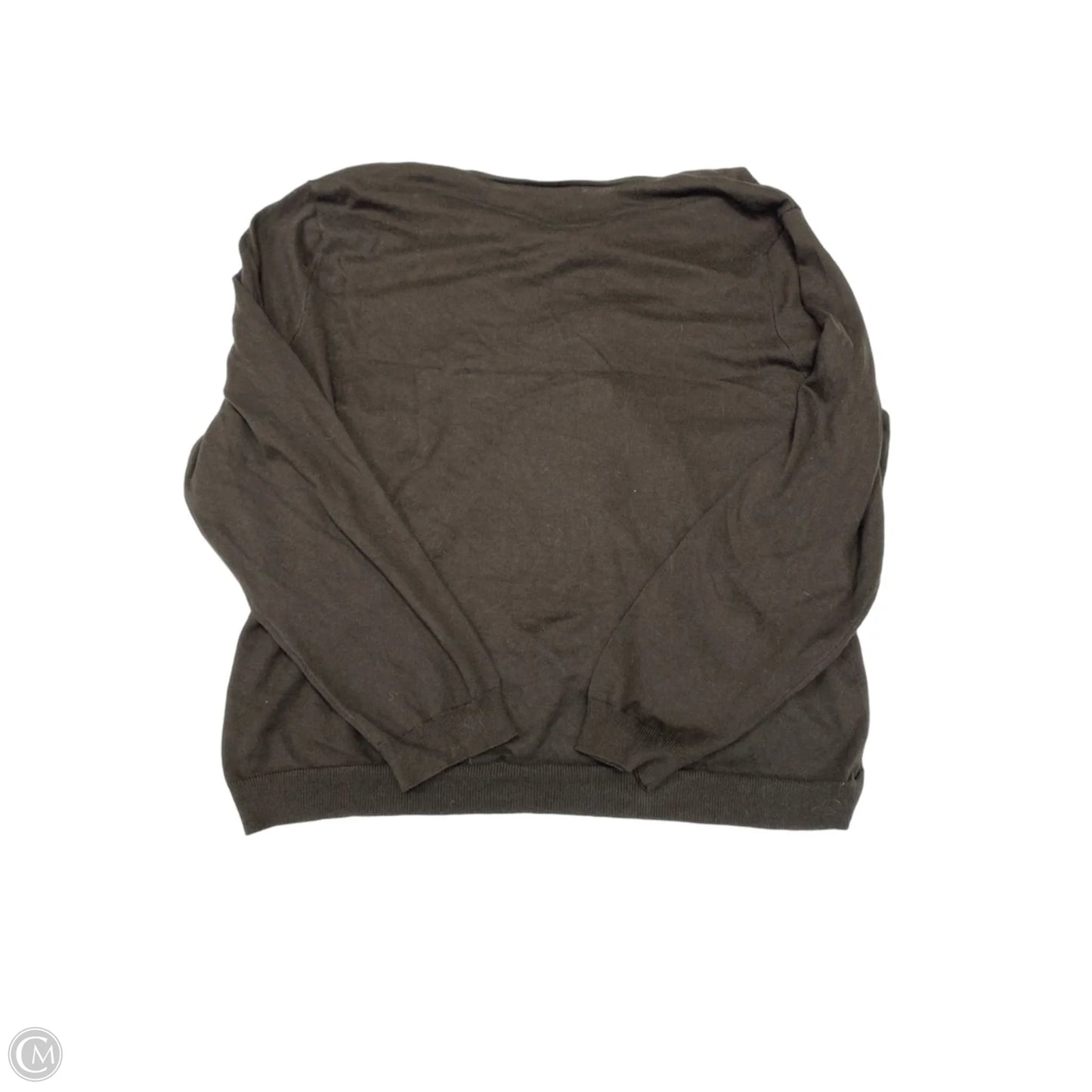 Cardigan By Lauren By Ralph Lauren In Brown, Size: 2x