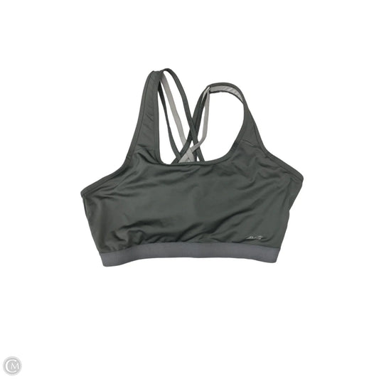 Athletic Bra By Avia In Grey, Size: Xxl