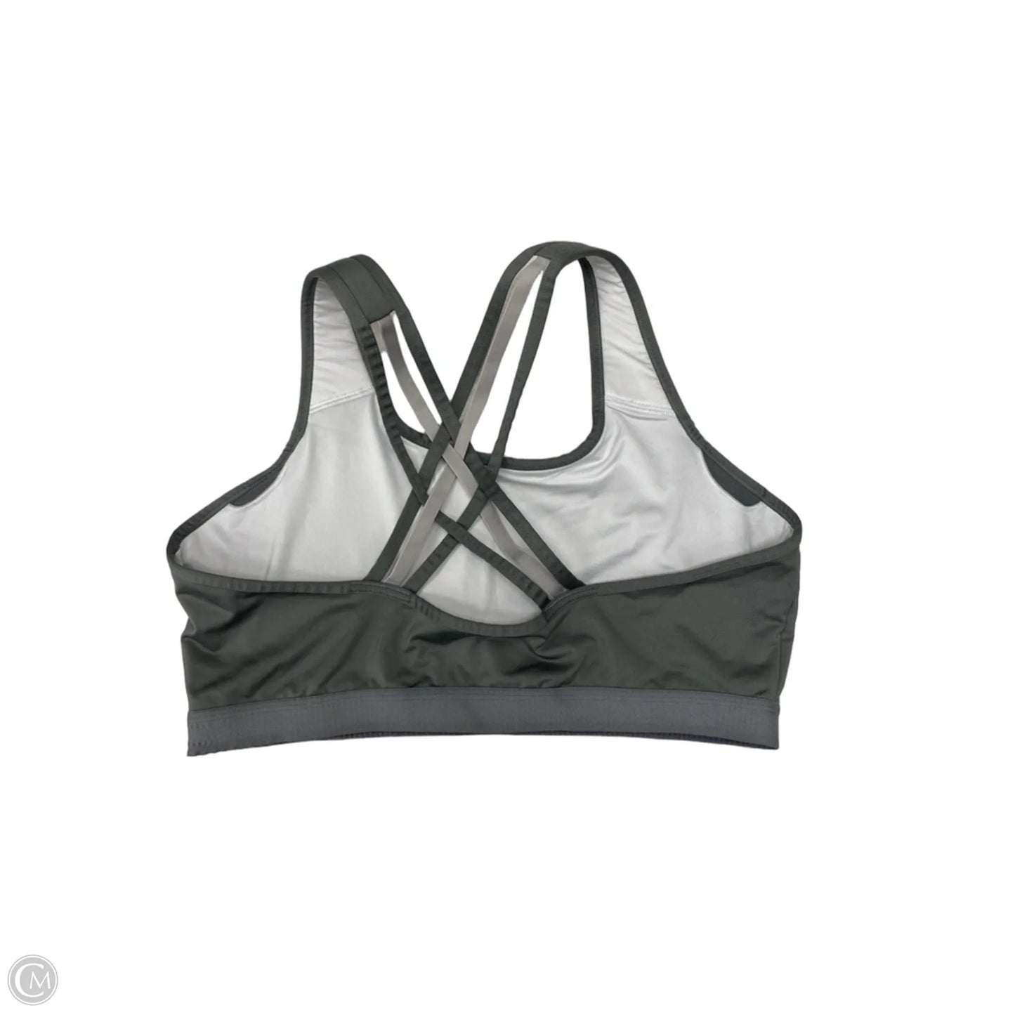 Athletic Bra By Avia In Grey, Size: Xxl