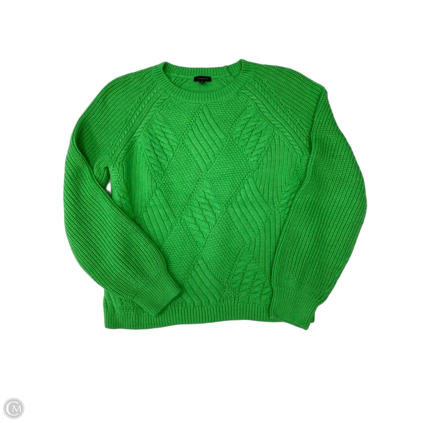 Sweater By Talbots In Green, Size: M