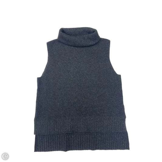 Sweater Short Sleeve By Magaschoni In Grey, Size: S