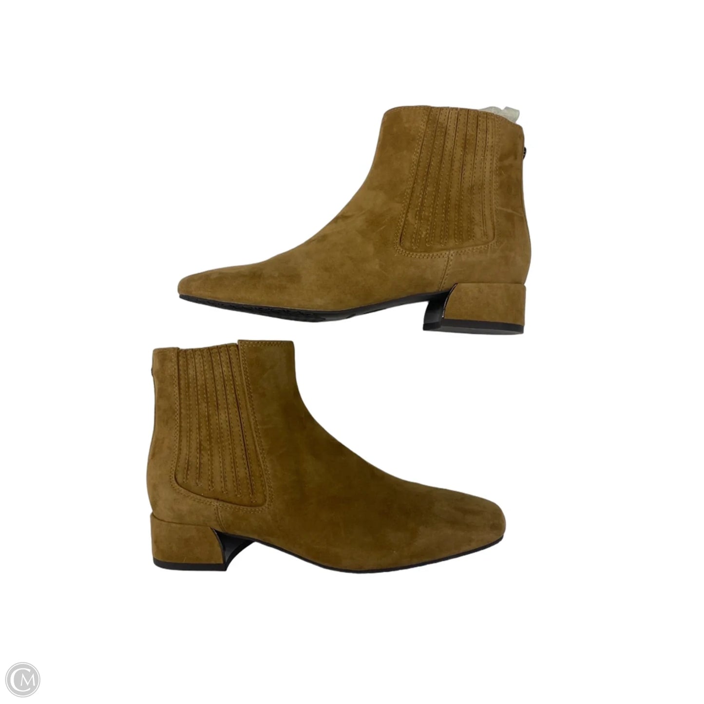 Boots Ankle Heels By Donald Pliner In Tan, Size: 7.5