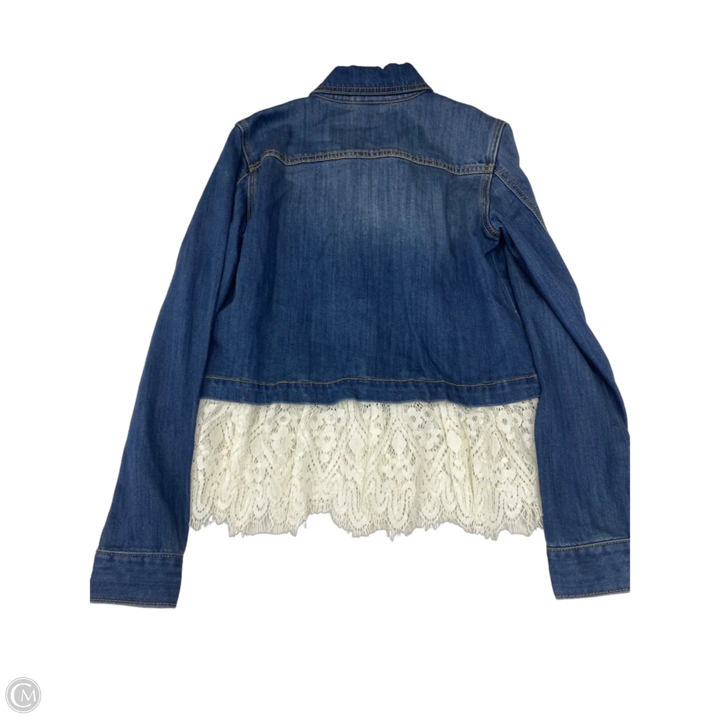 Jacket Denim By Cabi In Blue Denim, Size: Xs