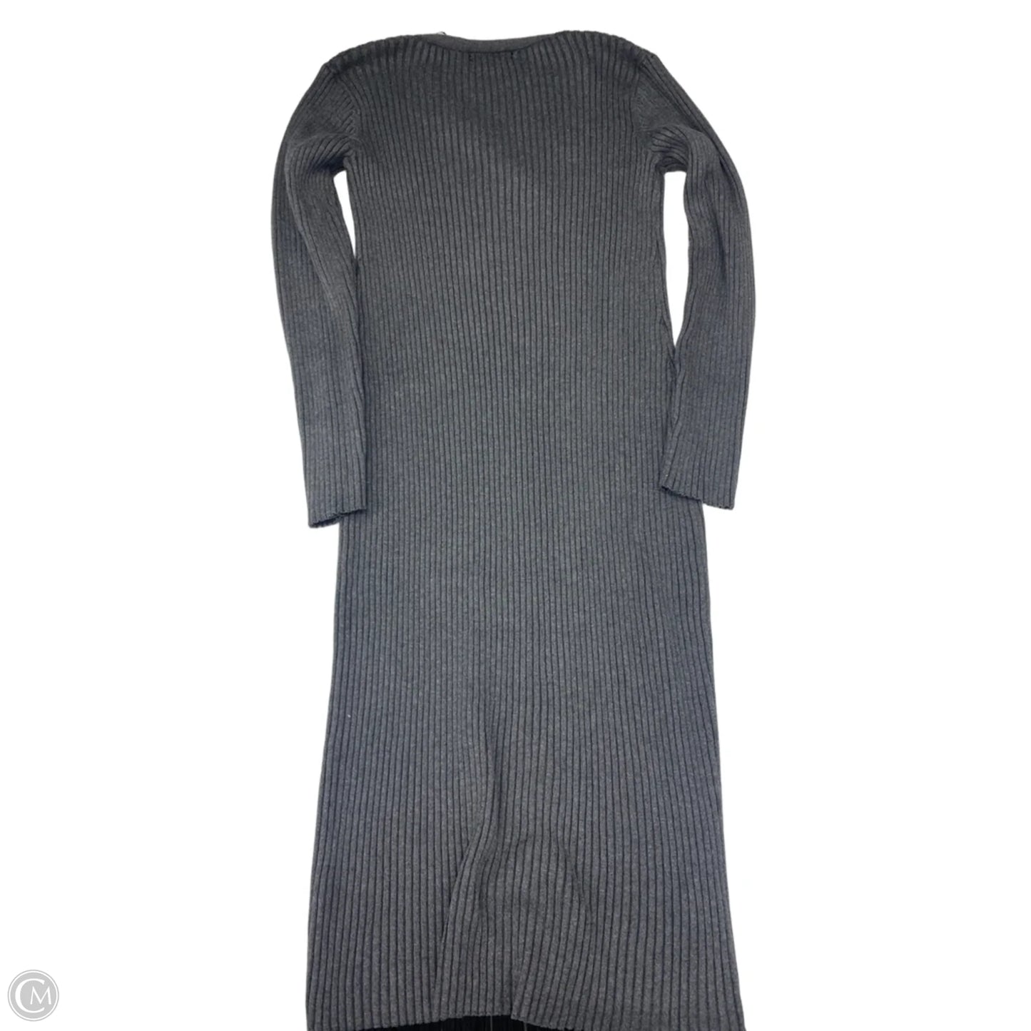 Dress Sweater By Saks Fifth Avenue In Grey, Size: M