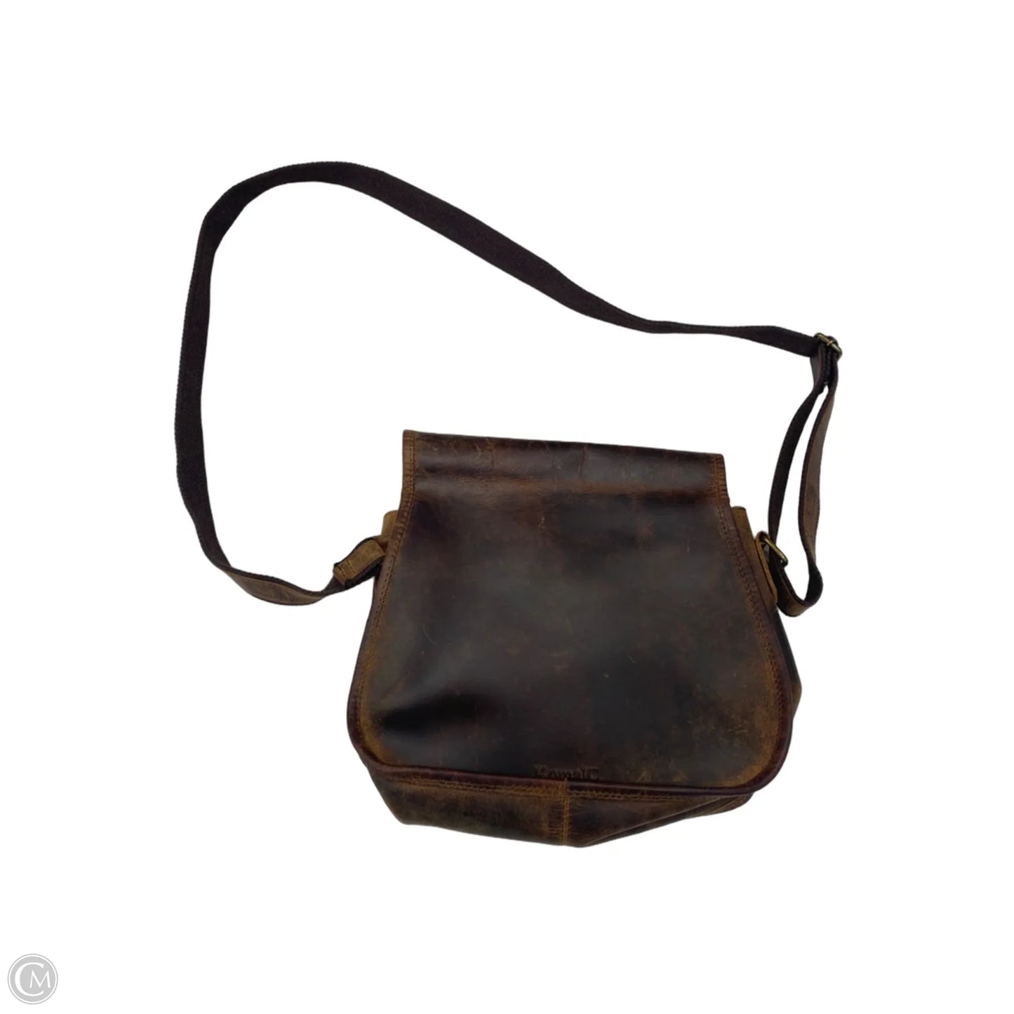 Crossbody Leather By Cmc, Size: Medium