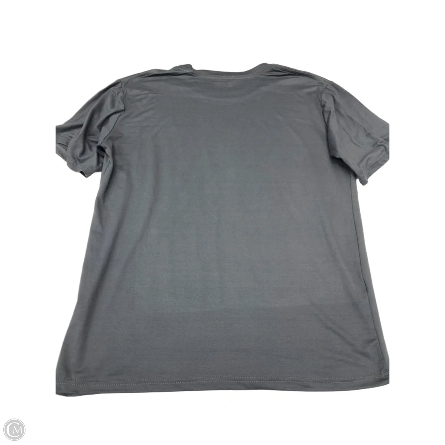 Top Short Sleeve Basic By Clothes Mentor In Grey, Size: M