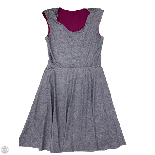 Athletic Dress By Billabong In Grey & Purple, Size: M