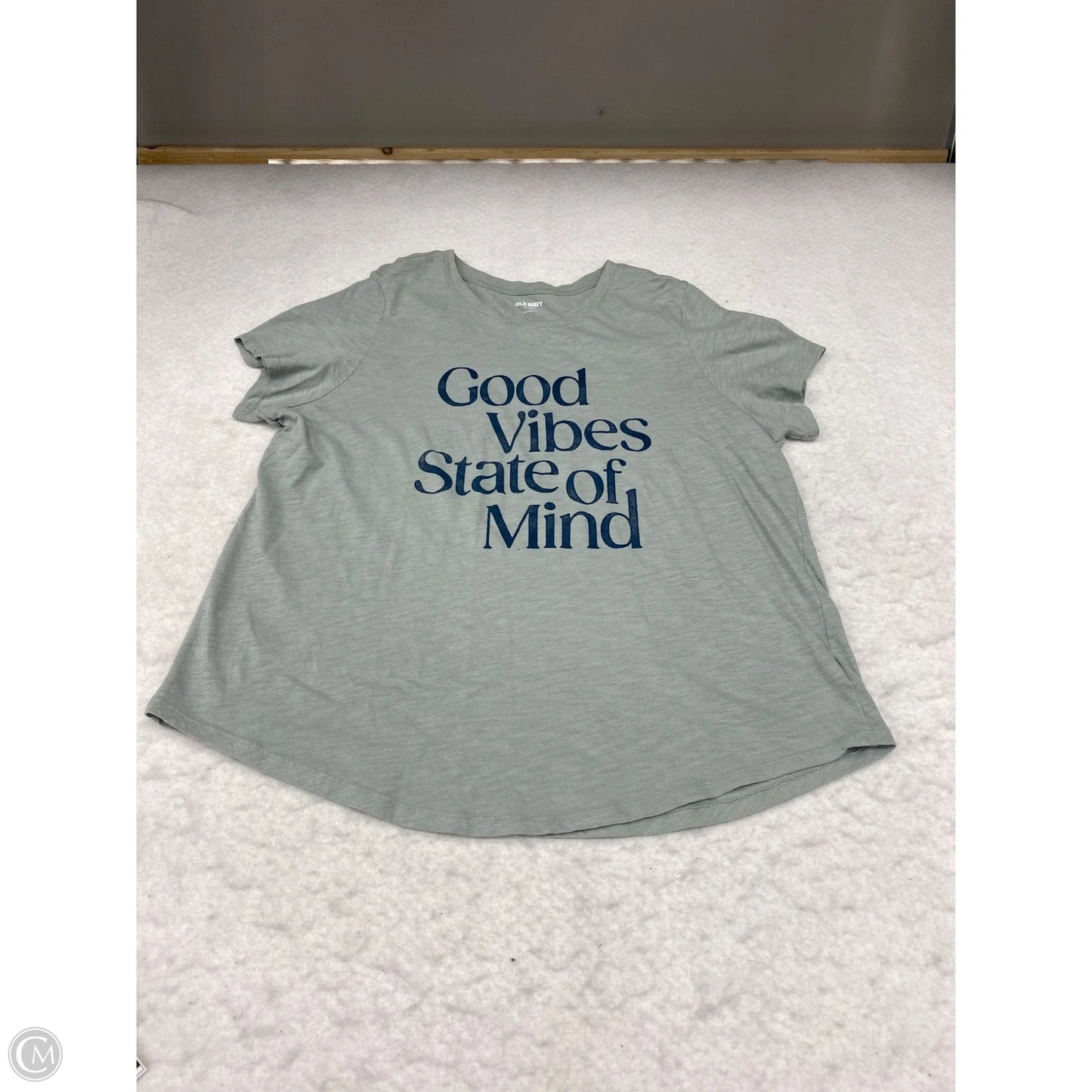 Top Short Sleeve Basic By Old Navy In Green, Size: Xl