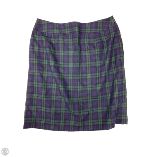 Skirt Midi By Jones New York In Plaid Pattern, Size: 16