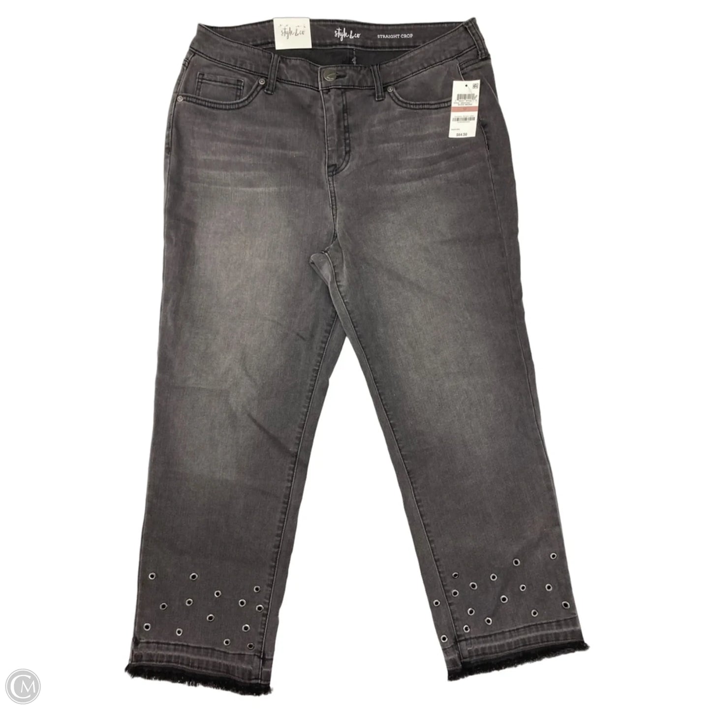 Jeans Cropped By Style And Company In Black, Size: 12