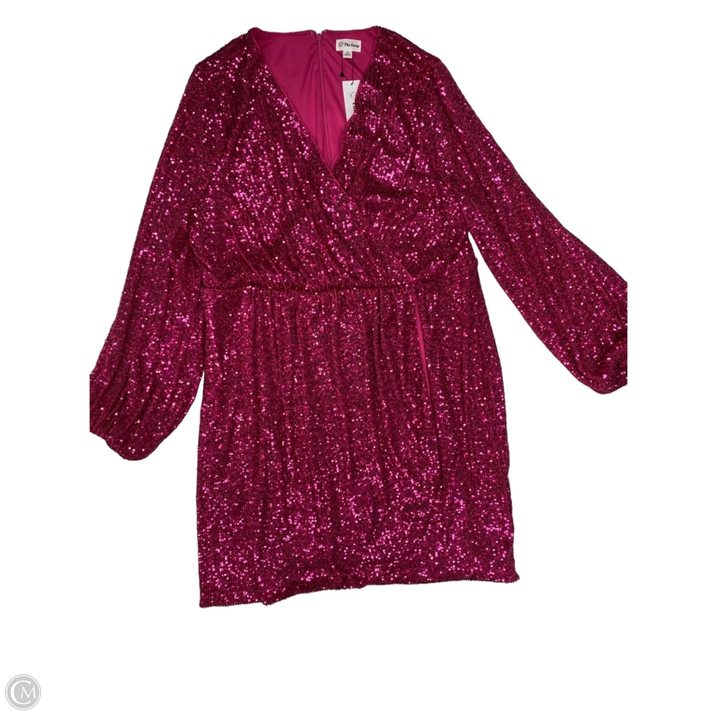 Dress Party Short By The Drop In Pink, Size: 2x