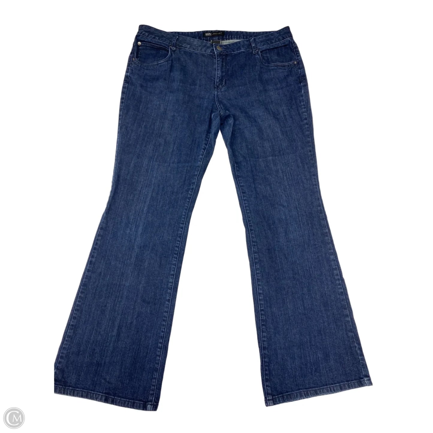 Jeans Wide Leg By Mossimo In Blue Denim, Size: 18