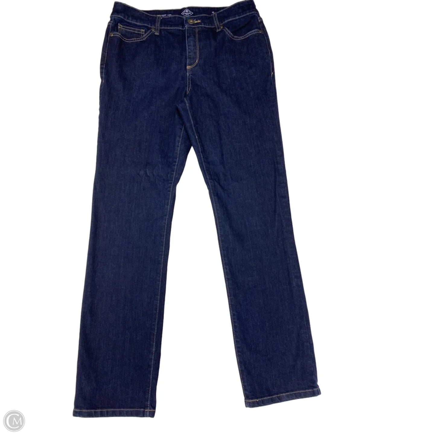 Jeans Straight By St Johns Bay In Blue Denim, Size: 10