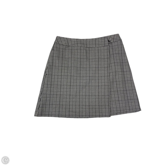 Skirt Midi By A New Day In Plaid Pattern, Size: 10