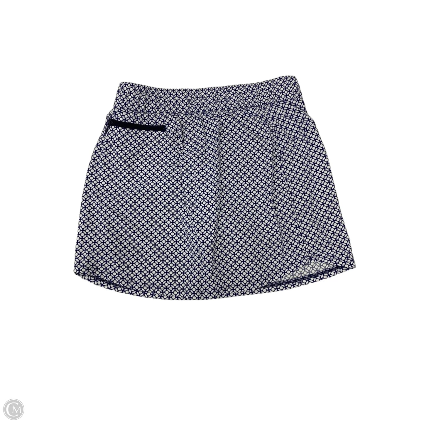 Athletic Skort By Talbots In Blue & White, Size: S