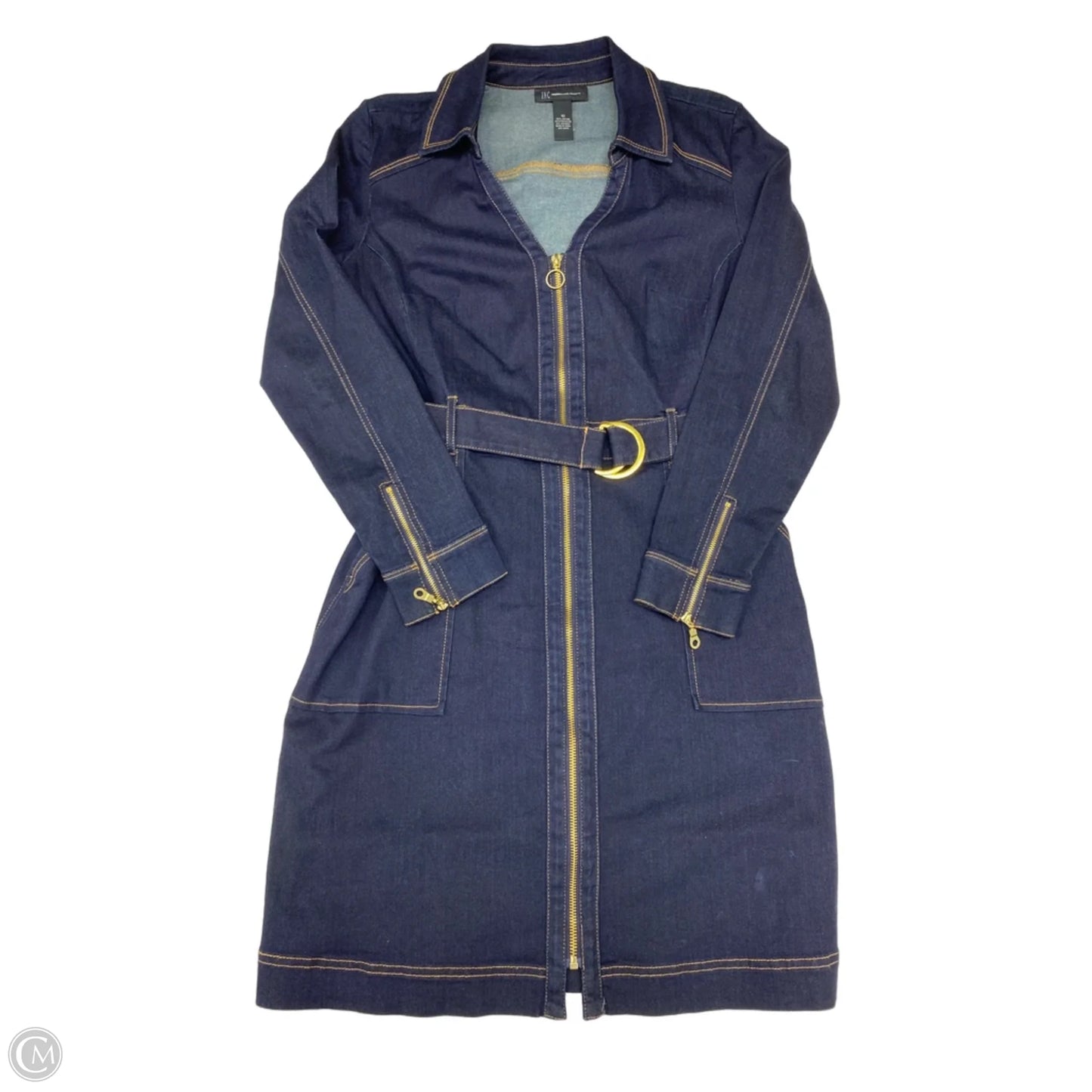 Dress Work By Inc In Blue Denim, Size: M