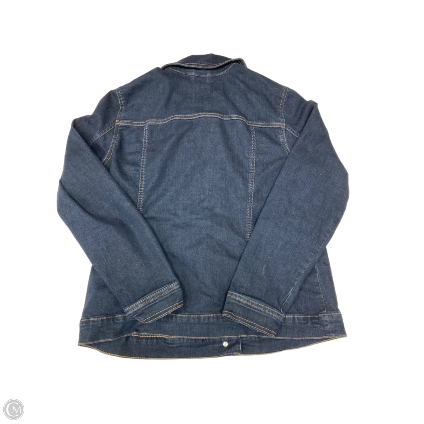 Jacket Denim By Gloria Vanderbilt In Blue Denim, Size: L