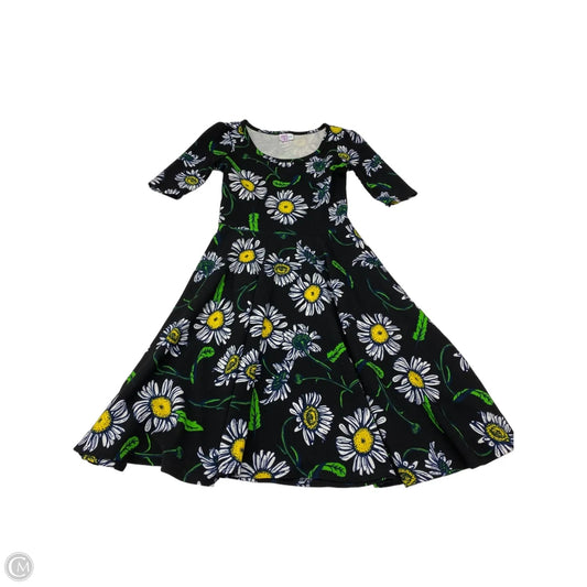 Dress Casual Short By Lularoe In Floral Print, Size: S